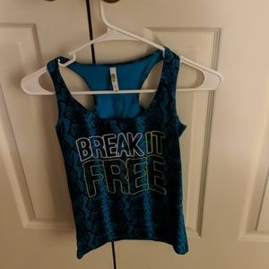 Racerback Zumba tank